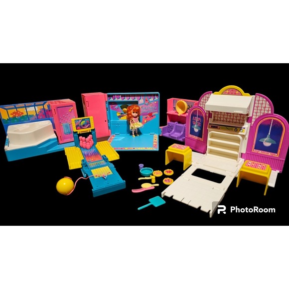 Kenner Other - Kenner Wish world Lot 1980 VTG- Bowling Alley, Salon, Pizzaria, Pool and‎ Doll